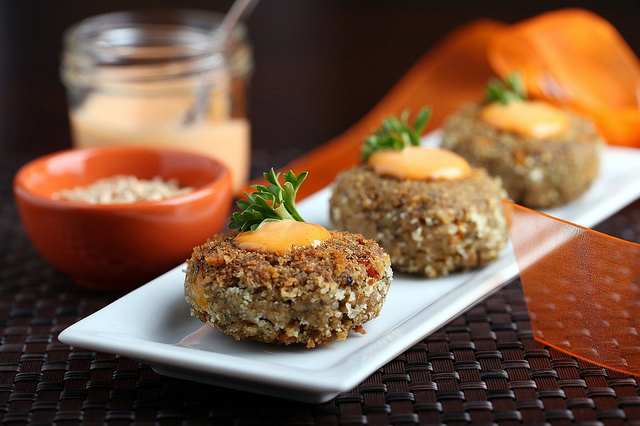14. Farro Crab Cakes