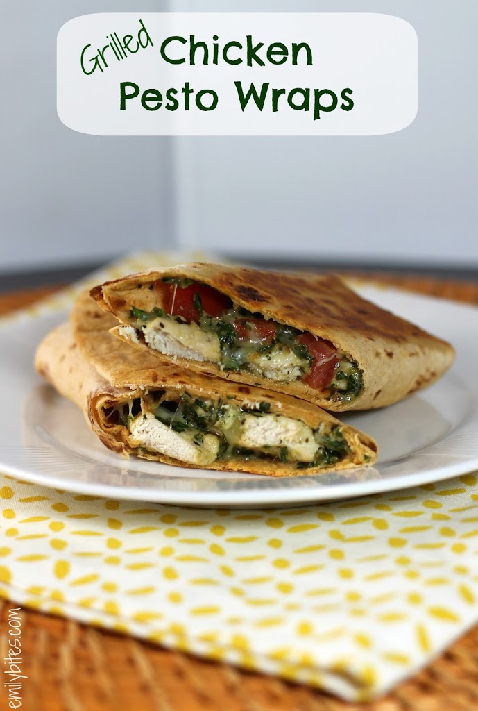 20. Grilled Chicken Pesto Wrap
