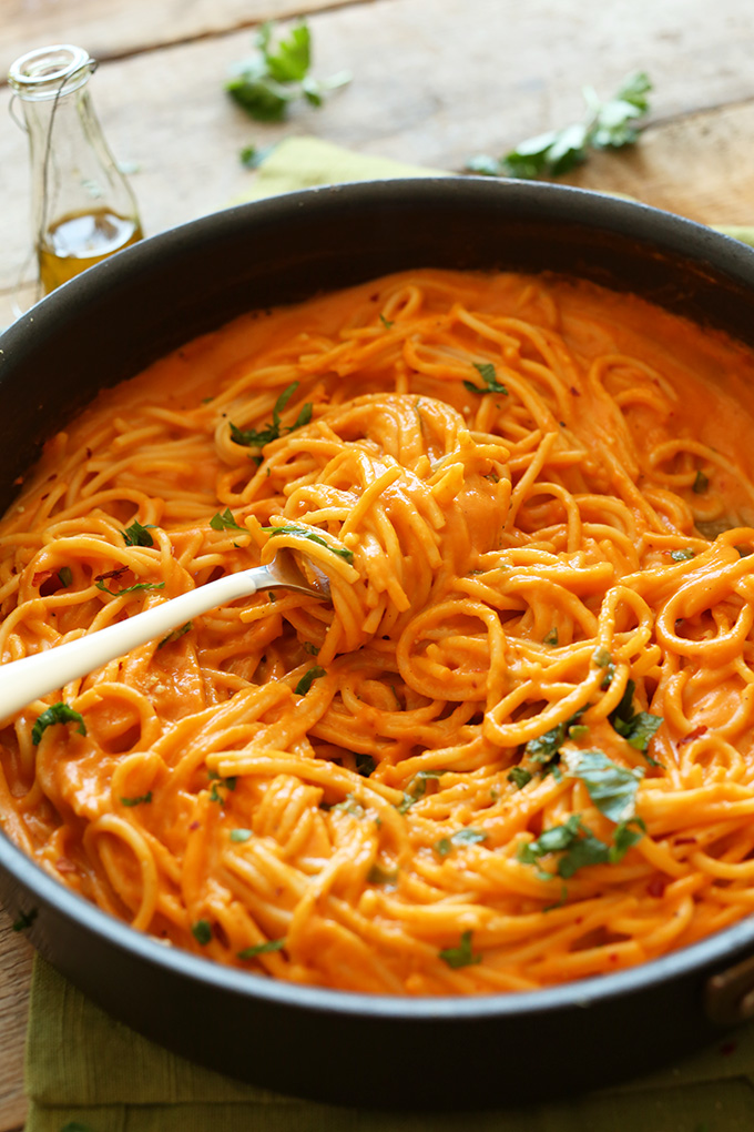 31. Roasted Red Pepper Pasta