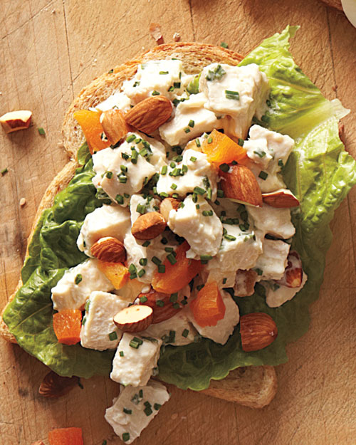 9. Chicken Salad with Apricots and Almonds