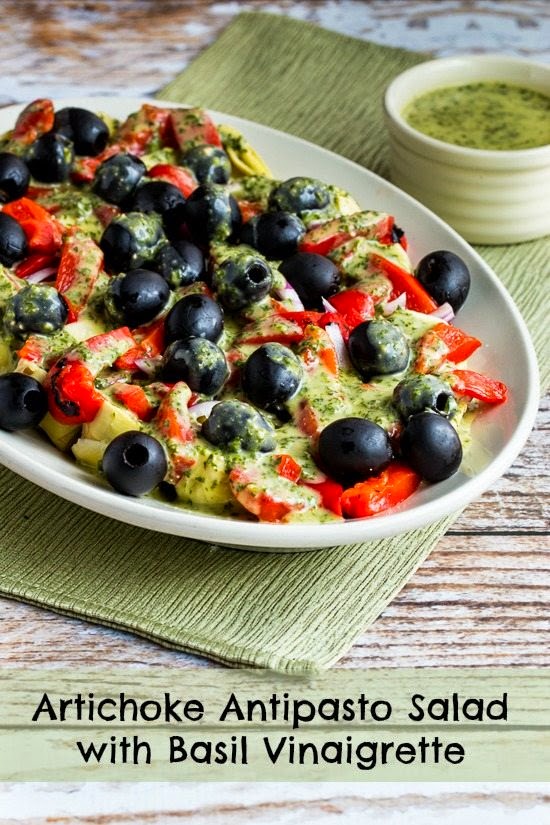 11.Artichoke Antipasto Salad With Basil Vinaigrette